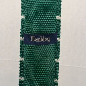 Vintage Wembley Men’s Knit Tie Skinny